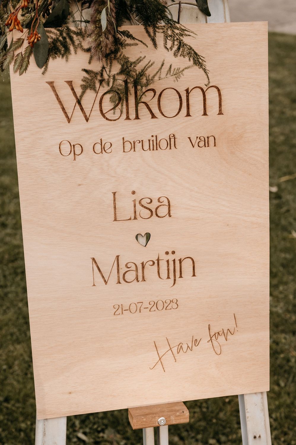 ​Houten bord op maat