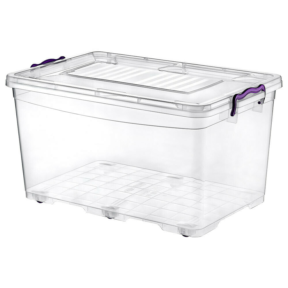 Clear Transparent Large Storage Box Without cover 13L