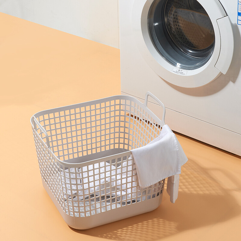 Heavy Duty Plastic  Foldable  Laundry  Basket, picnic basket, storage  basket, 13