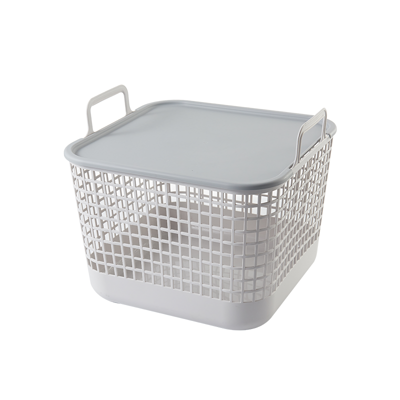 Heavy Duty Plastic Foldable Laundry Basket (Large)