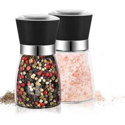 Stainless steel & glass Pepper Grinder