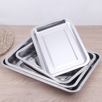 Stainless Steel Food Plates