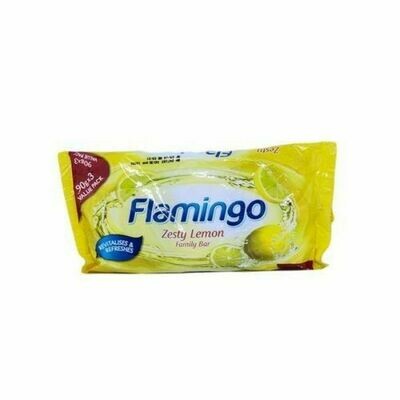 Flamingo Zesty Lemon 200G Bathing Soap. BOGOF DEAL