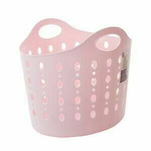 Pastel Pink Laundry Basket 22L #L-7082