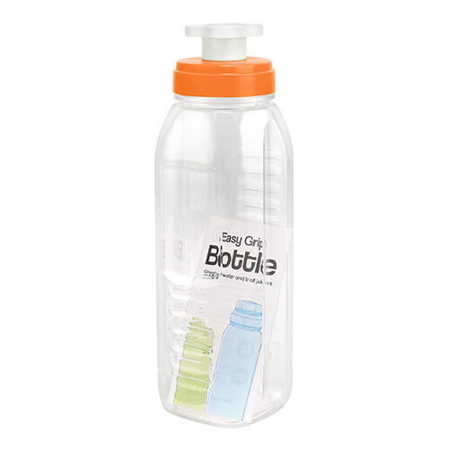 Double Lock Orange Water Bottle 1200Ml Easy Grip #DL3143