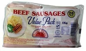 Beef Sausage Value Pack 1kg