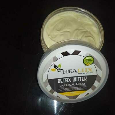 SheaLux Charcoal & Clay body butter 250g
