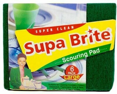 Supa Brite Scouring pad 6 Piece