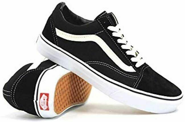 Black & White Skater Vans Size 44