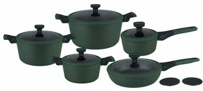 Edenberg non stick cookware 12pc Marble Coated cooking set EB-5633