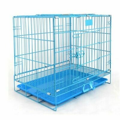 Portable Heavy Duty Metallic Dog Cage DIY Kennel