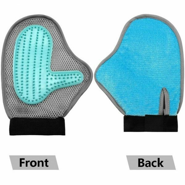 Gentle Deshedding Brush Gloves pet grooming gloves