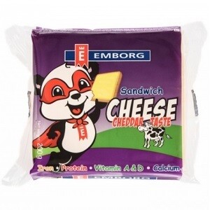 Emborg Sandwich Cheddar Cheese Sliced 200 g 