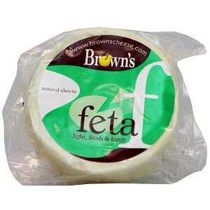 Brown's Feta Cheese Light Fresh & Tangy 200 g