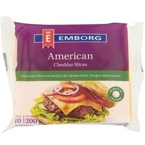Emborg Processed American Cheese Sliced 200 g 