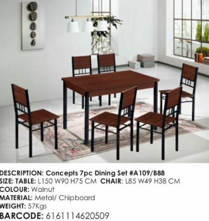 Ankos New concepts dinning table set 7 pcs