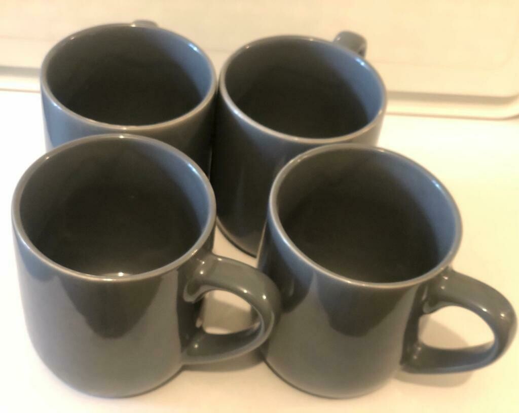 Ceramic Mugs -peco grey/ white