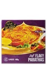 Al's Kitchen Soft Flaky Parathas 400 g 5 Pieces