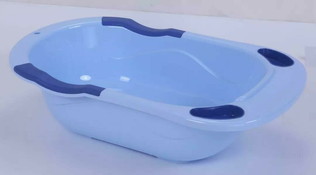 Portable Plastic Newborn  Baby Bath Tub-pink,blue,beige Large