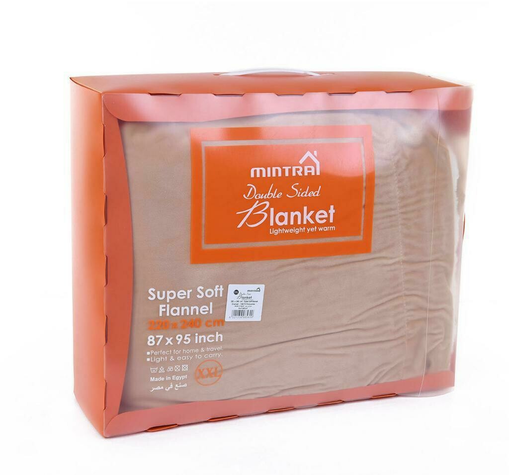 Mintra Microfiber double sided blanket super soft 180x220cm (5x6)
