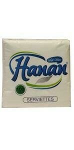 Hanan Serviettes White 100 Sheets