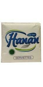 Hanan Serviettes White 100 Sheets