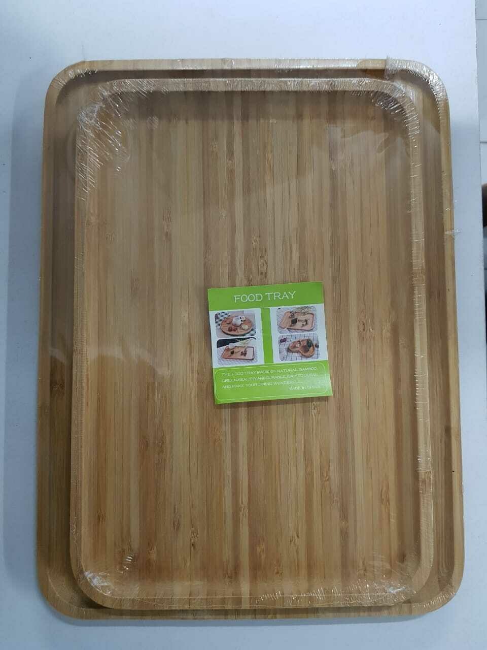 Bamboo charcuterie board food tray Rectangular small 20X30cm breakfast tray