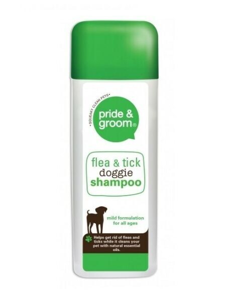 Pride &amp; Groom Flea &amp; Tick Doggie Shampoo - Dog &amp; Puppy Mild Formulation 300ml