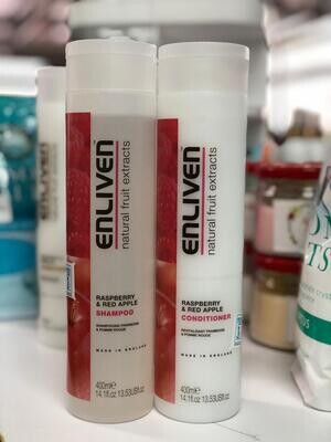 Enliven Shampoo & Conditioner Raspberry & Red Apple shampoo 500Ml