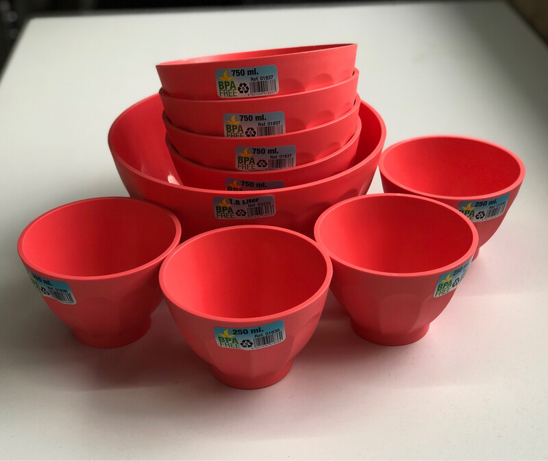 Mintra  plastic bowl Set 1pc 1.8ltrs ml