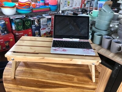 Wooden foldable portable lap desk picnic table L58cmxW29cmxH21cm.