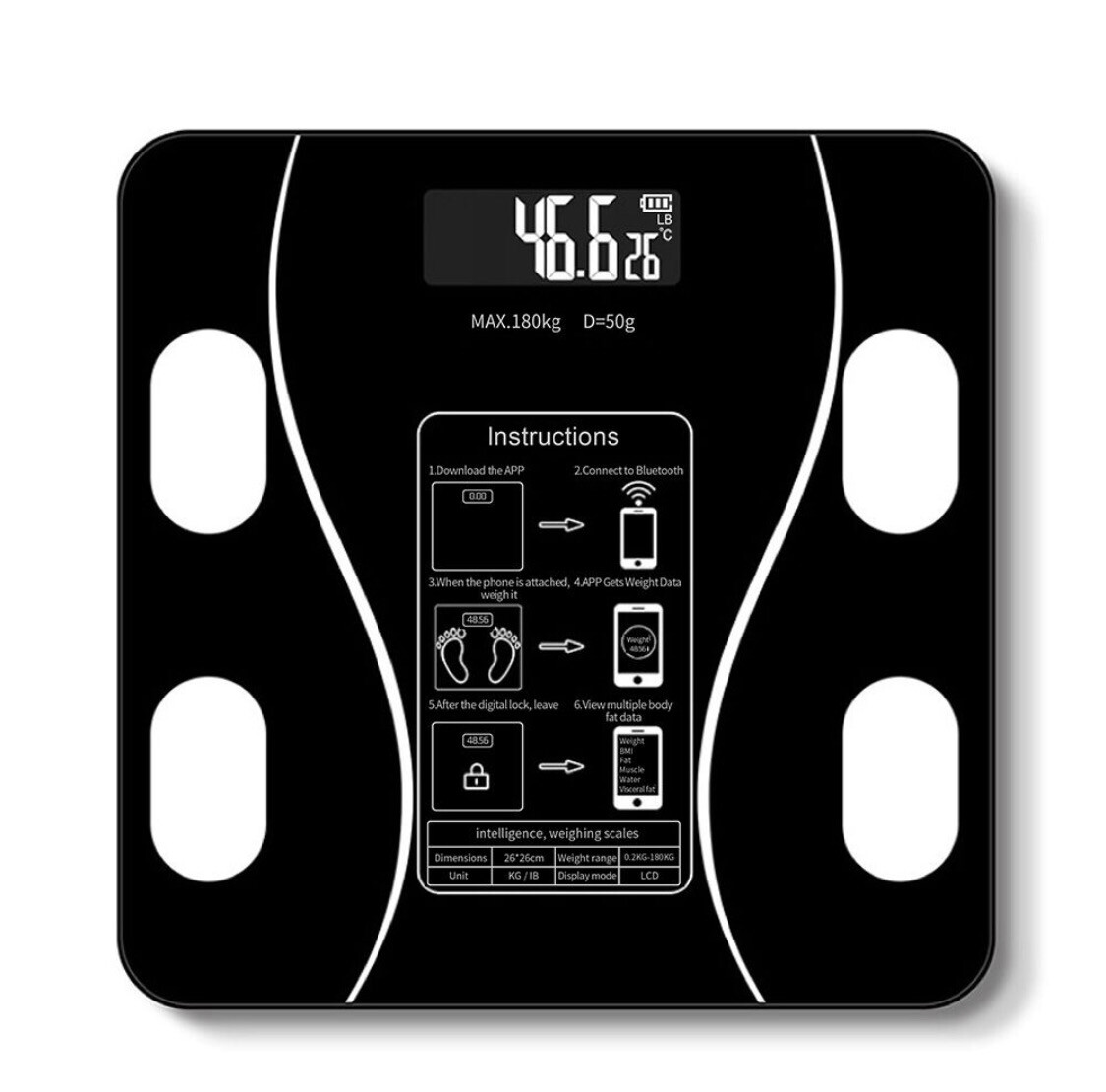 Bluetooth smart Body Scale Home use Intelligent Scale