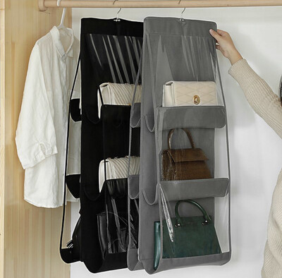 Handbag Storage Organizer With 6 Compartments
