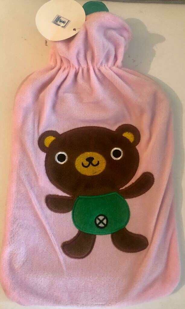 Hot Water Bottle 2Ltrs with fleece cover
