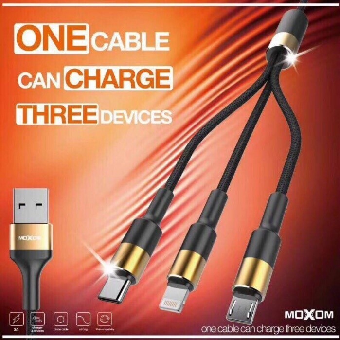 MOXOM MX-CC53 3 in 1 Charging Cable
