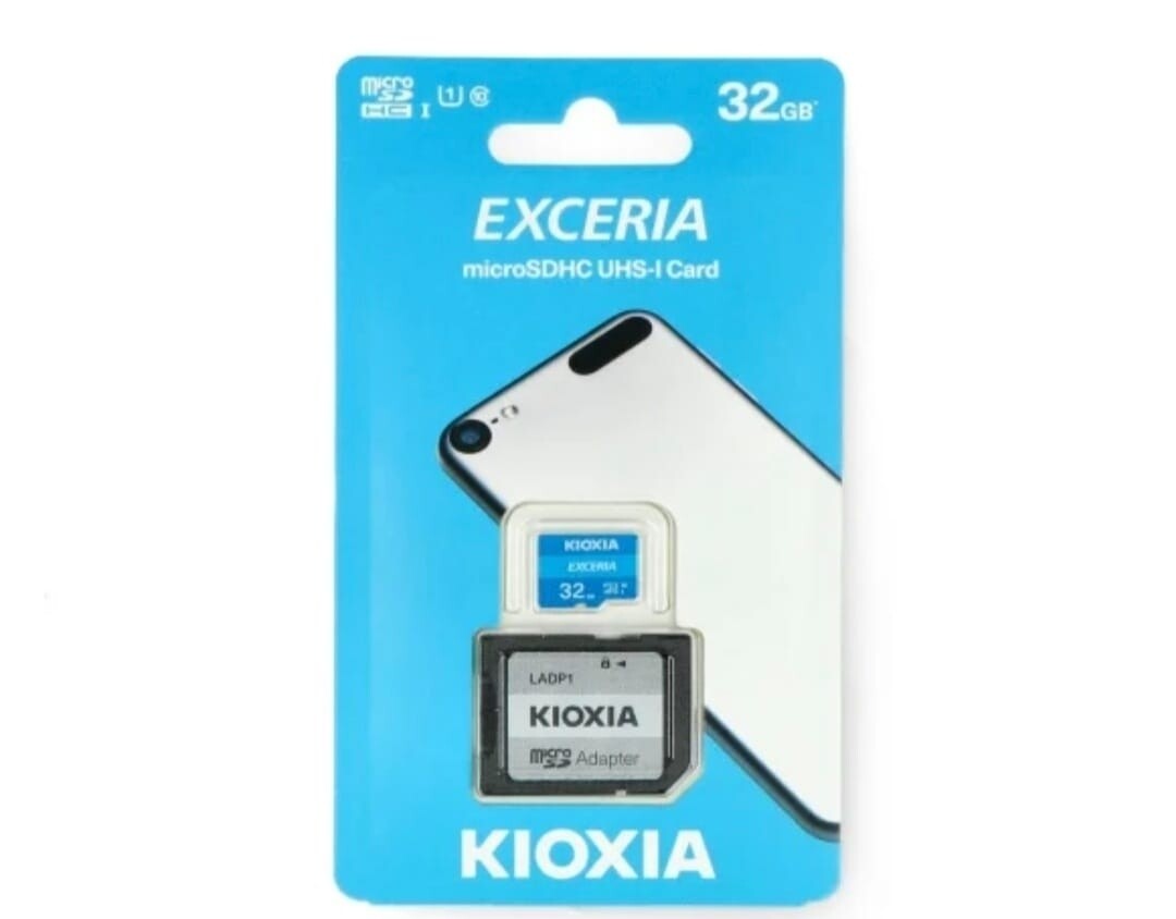 Exceria Toshiba KIOXIA microUSD card 32GB WAC26