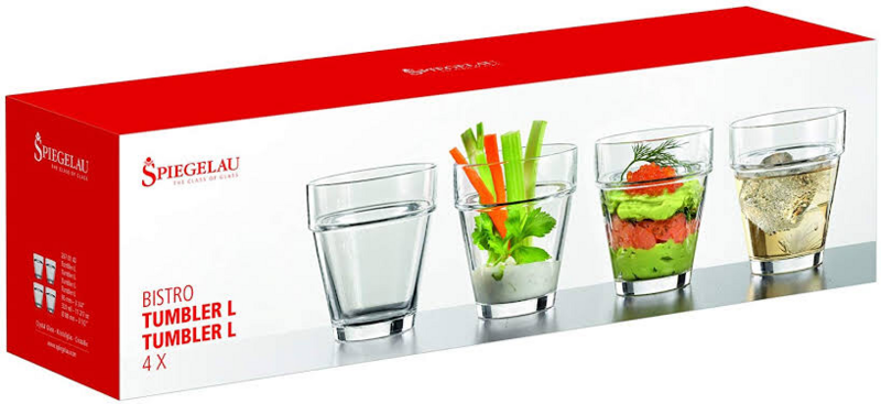 Spiegelau Bistro Glass Tumbler 320ml Set Of 4