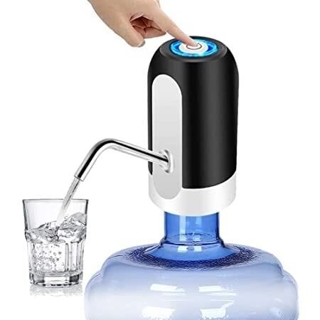 Electric water dispenser pump WITH USB charger &amp; dispenser pipe. Can be used for 20L bottle #XHB-012