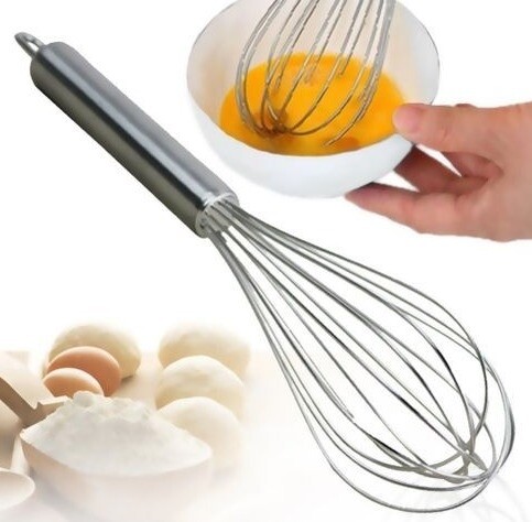 Heavy duty Stainless steel whisk 14"  Godgift