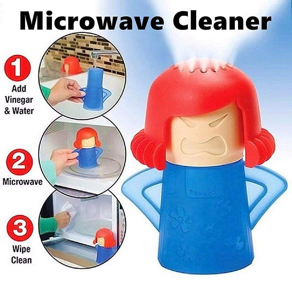 Angry mama microwave cleaner