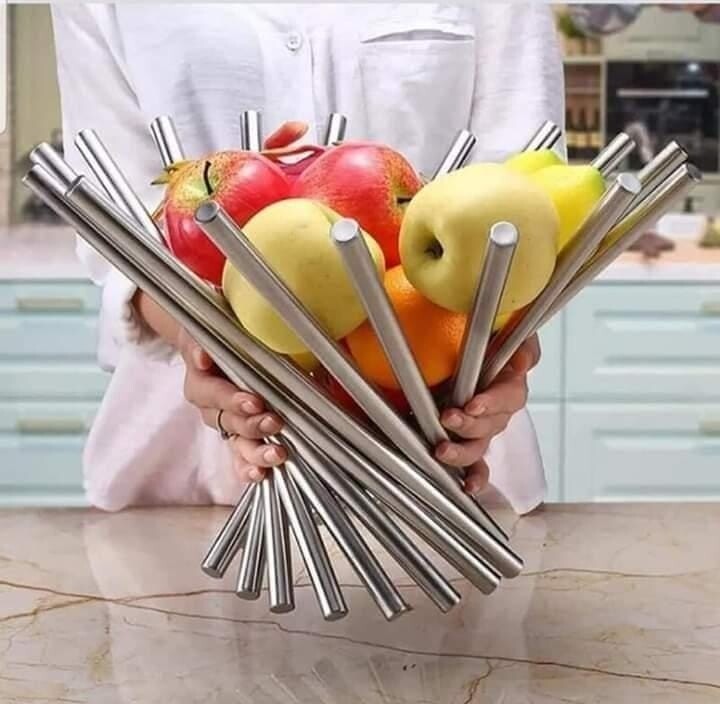 Stainless steel fruit rack decor rack