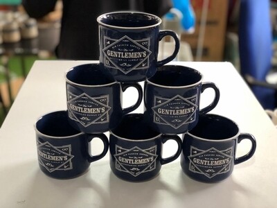 Sundabest Mugs 6pcs Gentlemen&#39;s blue