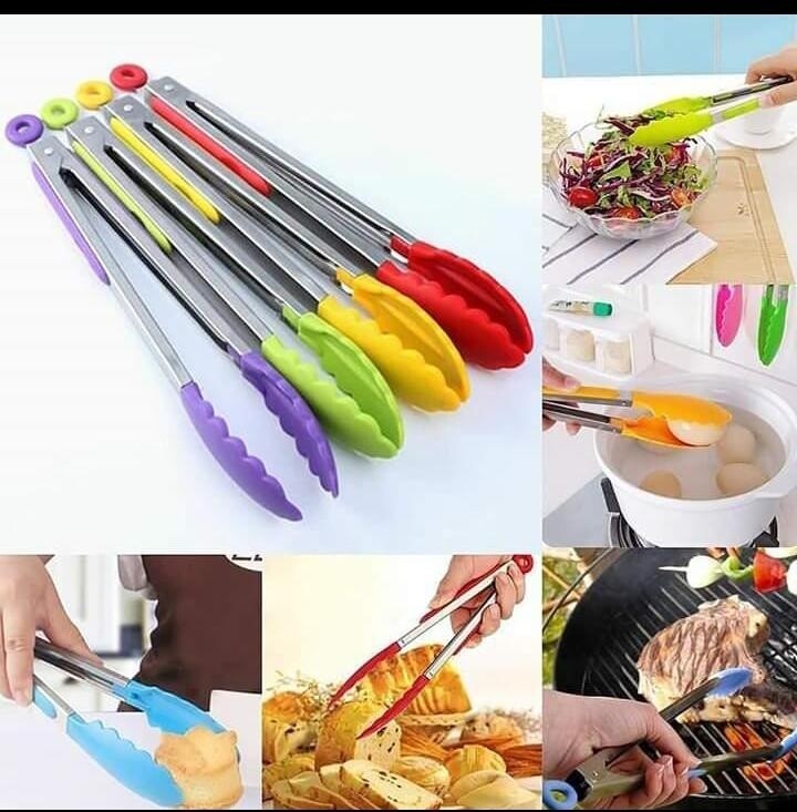 Silicon Long kitchen tongs 34cm