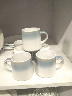 Sundabest Mugs 6pcs colored brown cone shaped #DM809