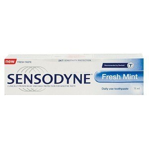 Bathroom Bully: Sensodyne fresh mint Tpaste 75ml (3pcs)