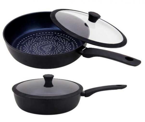 Edenberg non-Stick deep frying pan with lid 26cm/3.1L EB-3492