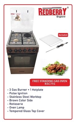 RedBerry 3+1 Standing Cooker RSC715