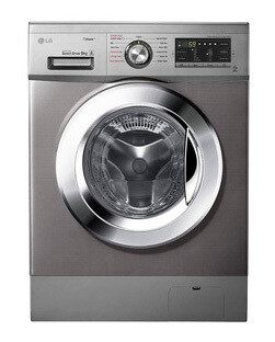 LG F4R5VYG2P 9Kg Front Load Washing Machine, AI DD