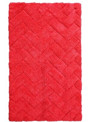 H&B Ultra soft Bathroom mat Red Rug 50X80cm 