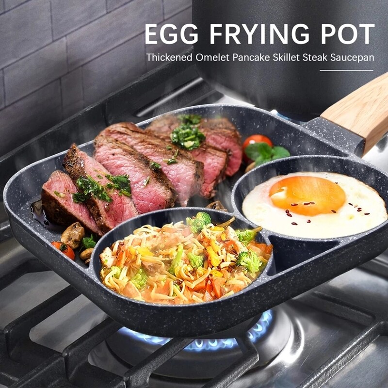 Egg frying pan. thickened omelet pancake steak saucepan